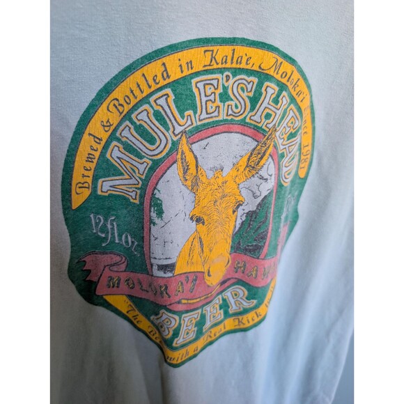 Vintage Mules Head Beer Shirt: Collectible Hawaii T-shirt - Picture 6 of 7